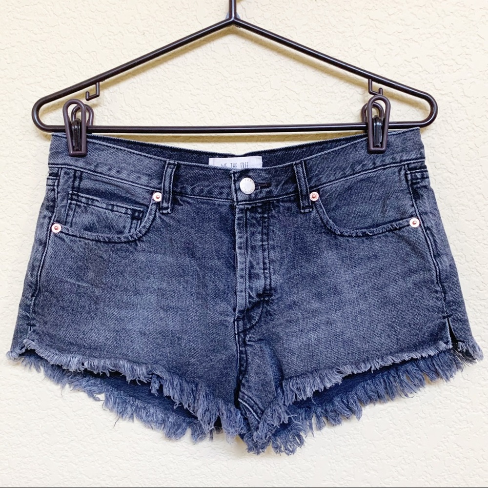 FREE PEOPLE WE THE FREE HIGH RISE DENIM SHORTS